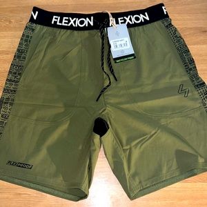 New with tag Flexion olive green shorts